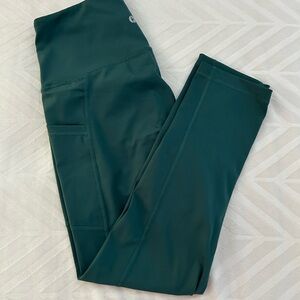 Deep Teal Capri Leggings